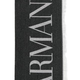 Emporio Armani logo detail Striped stole