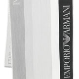 Emporio Armani logo detail Striped stole