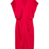 Stella McCartney Red V Neck Dress