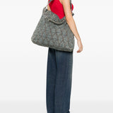 Diesel quilted chain-embellished shoulder bag