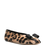 Ferragamo Leopard-print ballet flats