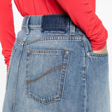 Stella McCartney Blue Denim Midi Skirt
