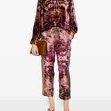 Pierre Louis Mascia Bordeaux Keyhole Shirt