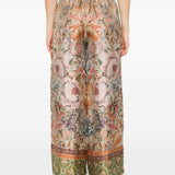 Pierre Louis Mascia Beige Floral Trousers