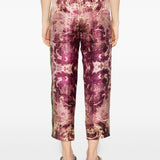 Pierre Louis Mascia Purple Drawstring Trousers