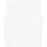 Emporio Armani White Rhinestone Embellished Turtleneck