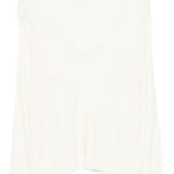 Fabiana Filippi White V Neck Sweater