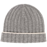 Brunello Cucinelli Cashmere two-tone beanie