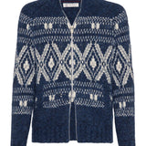 Brunello Cucinelli Jacquard zip-up cardigan