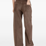 Brunello Cucinelli Brown Wide Leg Trousers