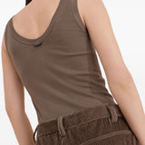 Brunello Cucinelli Brown Wide Leg Trousers