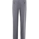 Brunello Cucinelli Iron Grey Pleated Trousers