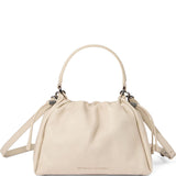 Brunello Cucinelli Mellow small bucket bag in soft leather with monili