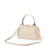 Brunello Cucinelli Mellow small bucket bag in soft leather with monili