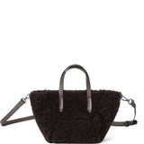 Brunello Cucinelli BC Duo mini bag in curly shearling with monili