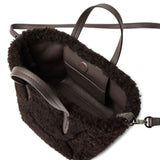 Brunello Cucinelli BC Duo mini bag in curly shearling with monili