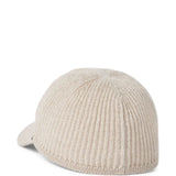 Brunello Cucinelli Beige Flat Brim Cap