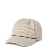 Brunello Cucinelli Beige Flat Brim Cap