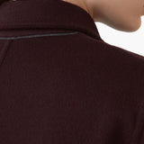 Brunello Cucinelli Coats Bordeaux