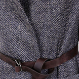 Brunello Cucinelli Blue Wrap Blazer Jacket