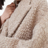 Brunello Cucinelli Camel Crocodile Motif Coat