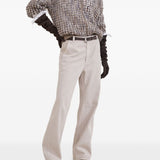 Brunello Cucinelli Beige Hooded Zip Sweater