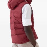 Brunello Cucinelli Bonded taffeta down vest with heat-bonded seams and detachable hood