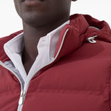 Brunello Cucinelli Bonded taffeta down vest with heat-bonded seams and detachable hood