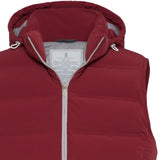 Brunello Cucinelli Bonded taffeta down vest with heat-bonded seams and detachable hood