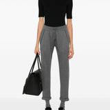 Brunello Cucinelli Grey Monili Track Pants