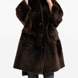Brunello Cucinelli Brown High Collar Coat