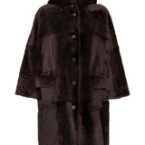 Brunello Cucinelli Brown High Collar Coat