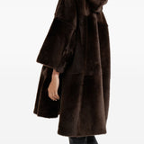 Brunello Cucinelli Brown High Collar Coat