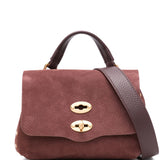 Zanellato Postina Baby bag in red barbera nubuck leather