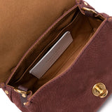 Zanellato Postina Baby bag in red barbera nubuck leather