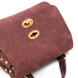 Zanellato Postina Baby bag in red barbera nubuck leather