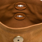 Zanellato studded foldover tote bag