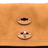 Zanellato studded foldover tote bag