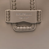 Emporio Armani Taupe Braided Detail Handbag