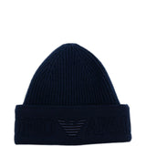 Emporio Armani Logo wool beanie