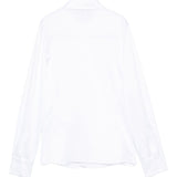 Emporio Armani White Buttoned Wrap Blouse