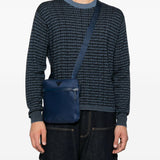 Emporio Armani ASV recycled-nylon flat shoulder bag