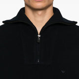Emporio Armani Sweaters Blue