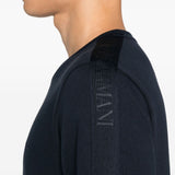 Emporio Armani Sweaters Blue