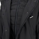 Fay Coats Black Quilted Parka Coat