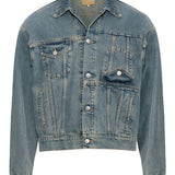 MM6 Maison Margiela Coats Clear Blue