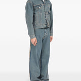 MM6 Maison Margiela Coats Clear Blue