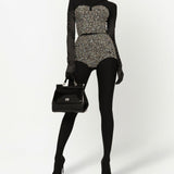 Dolce and Gabbana Black Leopard Handbag