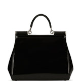 Dolce and Gabbana Black Leopard Handbag