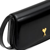 Ami Paris Glazed Leather Small Crossbody Paris Paris Bag
